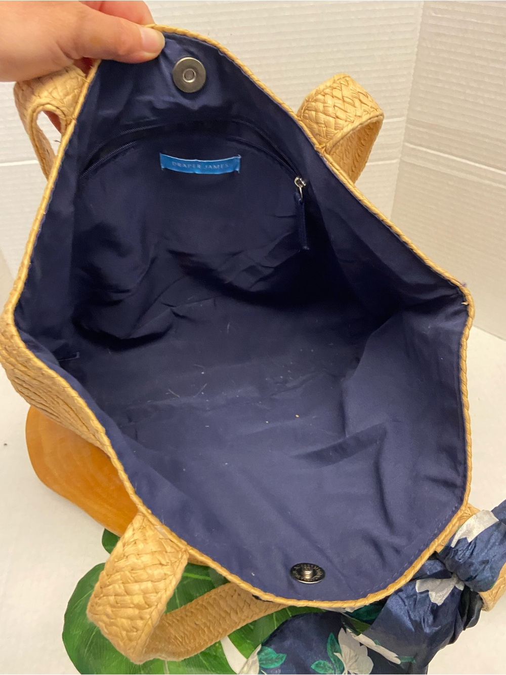 Draper James Spring Summer woven tote - Picture 3 of 10